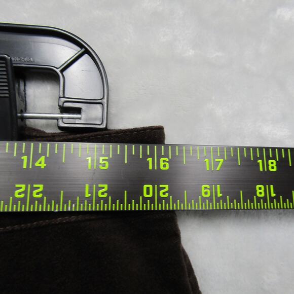 Cabi Pants Size 8 Women's Brown Velvet Velour Trouser Bootcut - Picture 8 of 10